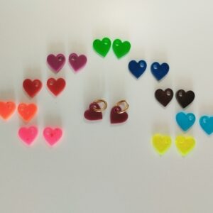 Pampilles Cœuria en Résine – Accessoires pour Créoles