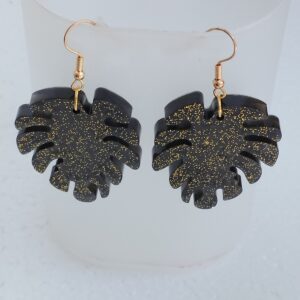 Boucles d’oreilles en résine – Acier inoxydable