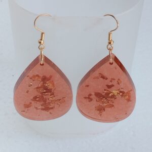 Boucles d’oreilles en résine - Acier inoxydable