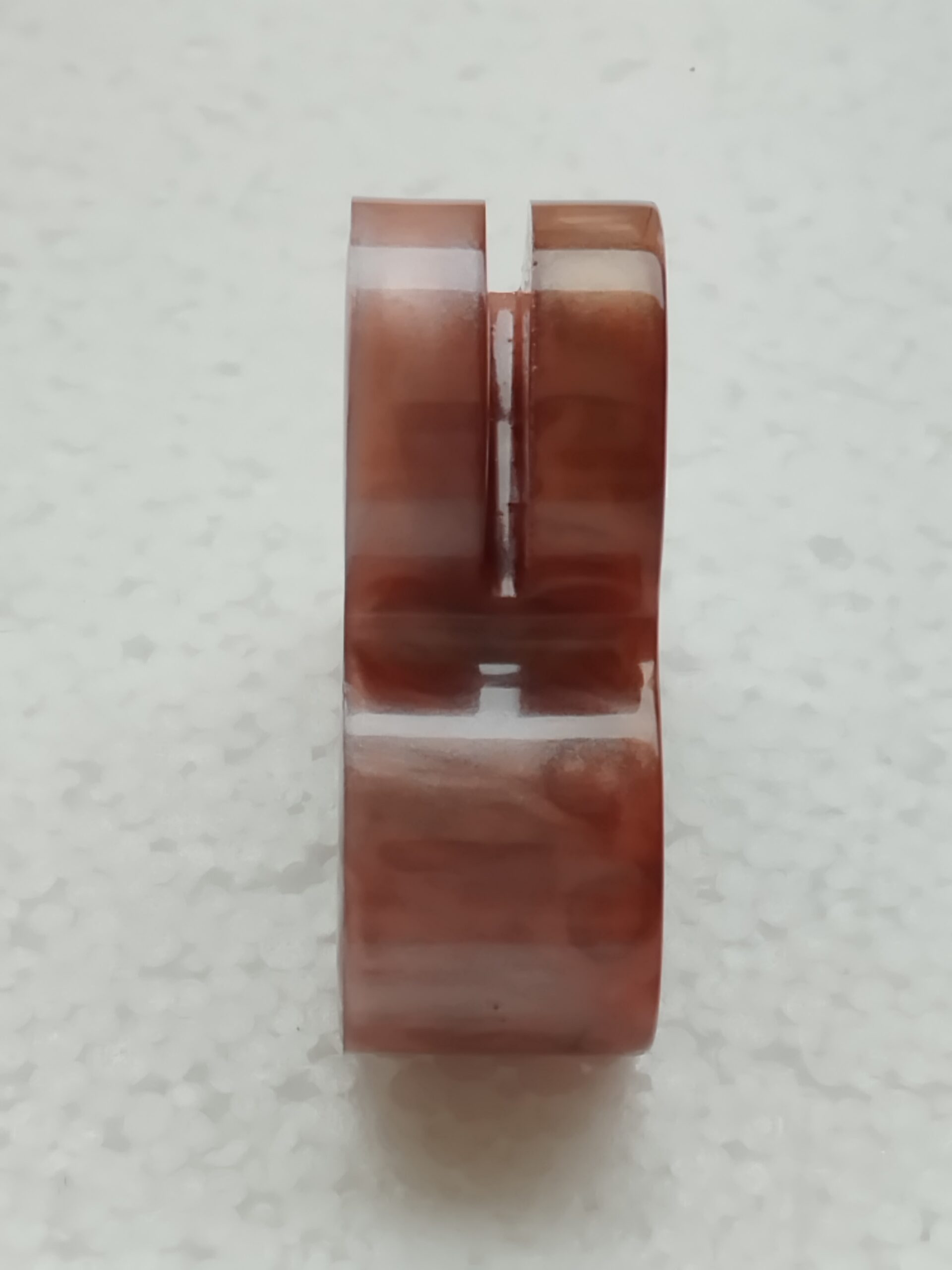 Porte-photo cœur bronze texturé - Résine époxy – Image 2