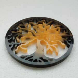 Arbre de Vie en Résine – Noir et doré