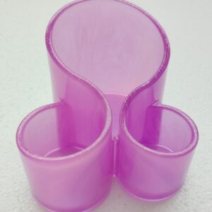 Organiseur violet 3 compartiments - Résine époxy