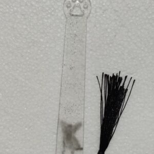 Marque-page patte transparent - Résine époxy