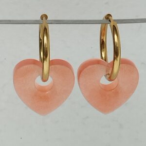 Pampilles cœur  (vendues sans créoles)