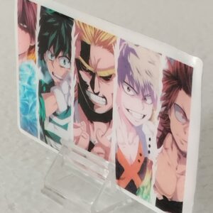 Carte MHA en résine époxy sur socle transparent