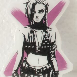 Pin’s en résine – Portrait féminin graphique