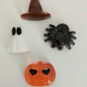 Lot de 4 décorations Halloween en résine – Édition Dracristal